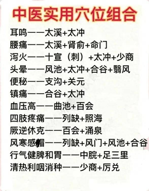 中医智慧大公开:这些穴位组合竟是缓解病痛的金钥匙!