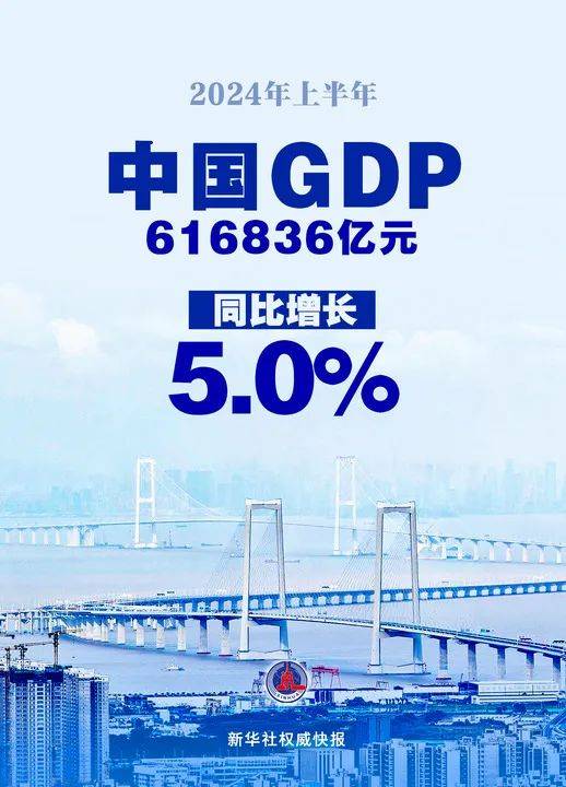 2024年上半年中国GDP同比增长5.0%_发展_侵权_核算