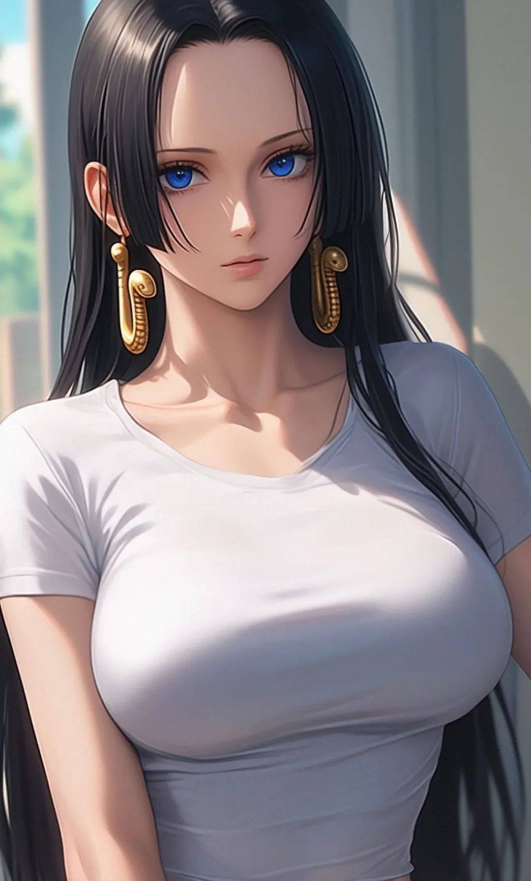 海贼王紧身胶衣性感女帝这颜值和身材真的太爱了
