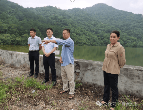 田东县政府领导带队开展汛期水库安全检查