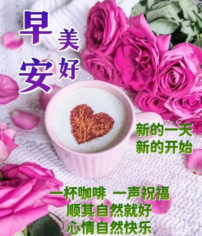 今日最新早安早上好精选,朝朝暮暮,快乐留住