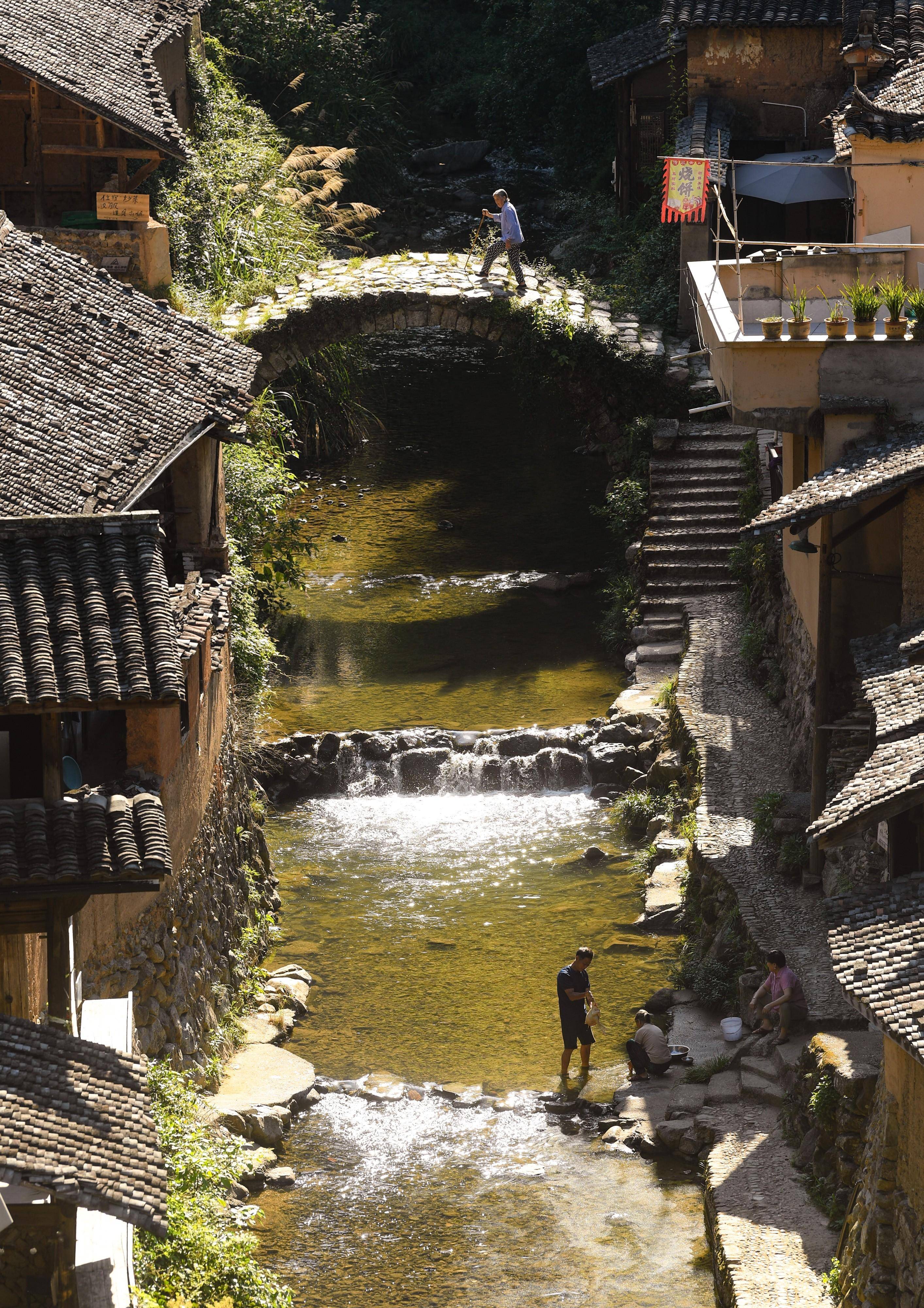 文化中国行|浙江松阳:松庄村的美好生活_新华社_松阳县_翁忻