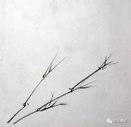 【国画教程】画好竹叶,"二蚕抵首","四鱼","高飞孤燕"