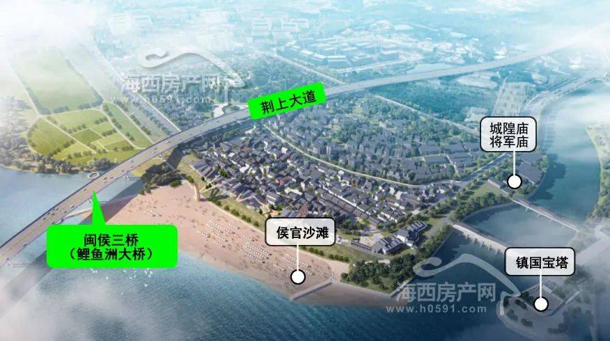 福州"四环"闭合段,侯官特大桥一起建_建设_规划_新店