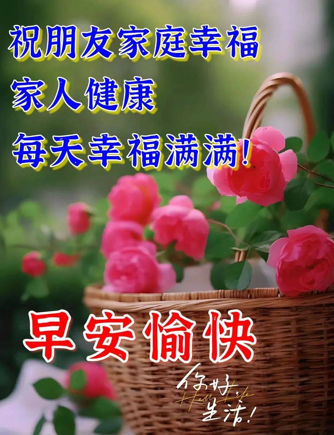 最美早安祝福图片表情包