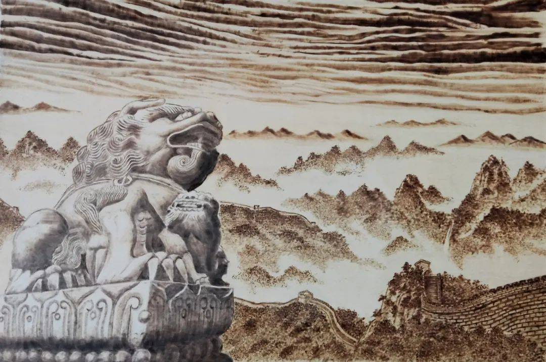 师从东台籍烙画家徐亚民,后又跟随河北省工艺美术大师鲍宁学习烙画