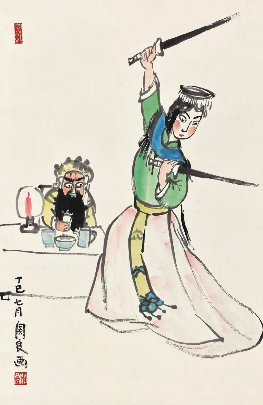 关良:笔墨是构成画面最基本的东西