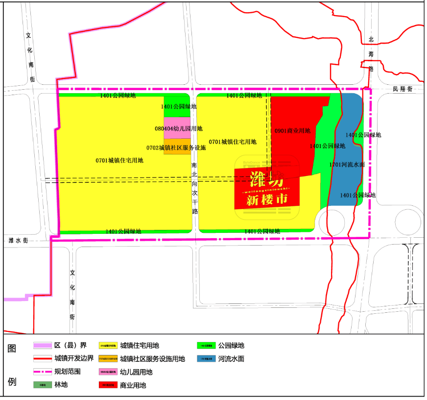 重磅！坊子多个商业地块规划出炉！新增一大型体育用地！_单元_白沙河_九龙
