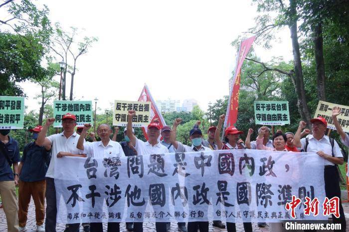 两岸和平发展论坛发起"反ipac破坏台海和平稳定"抗议行动