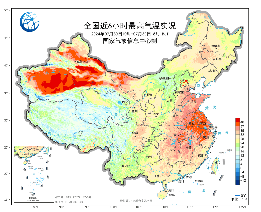 杭州连续4天,40℃或以上!