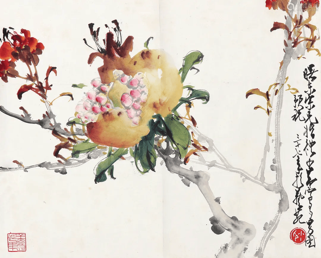 赵少昂的花鸟,豪放中见精致