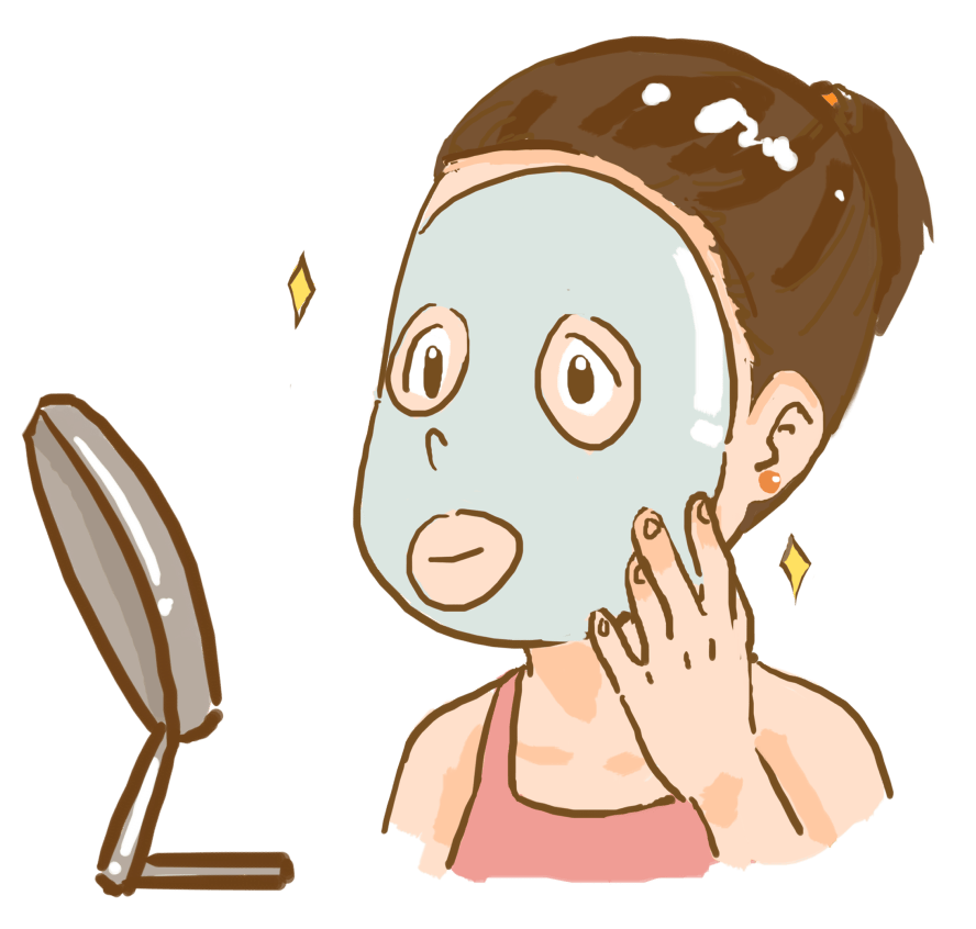 方法:补水面膜加美白精华加修复乳一起