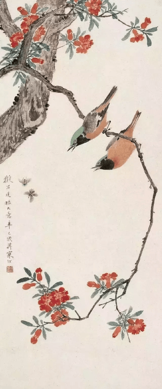 为近现代海派小写意花鸟最重要代表画家,名列"海上花鸟四大名旦"之首