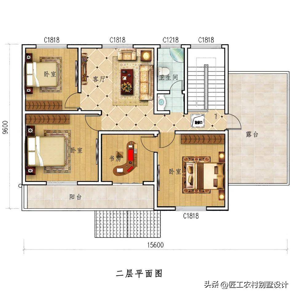 5款二层农村别墅,车库是标配,第4款农村人人都爱