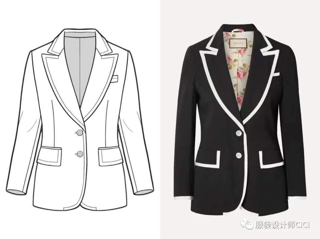 173款-风衣/大衣-平面款式图线稿合集!(素材)_公众_图片_服装