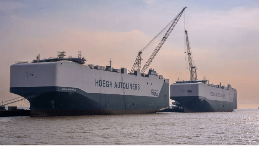 全球最大汽车运输船交付_aurora_egh_船舶