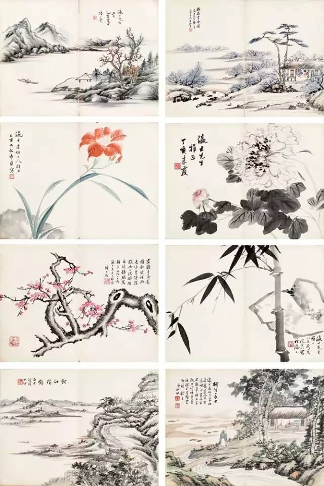 陆小曼绘画作品68幅,不愧为一代才女