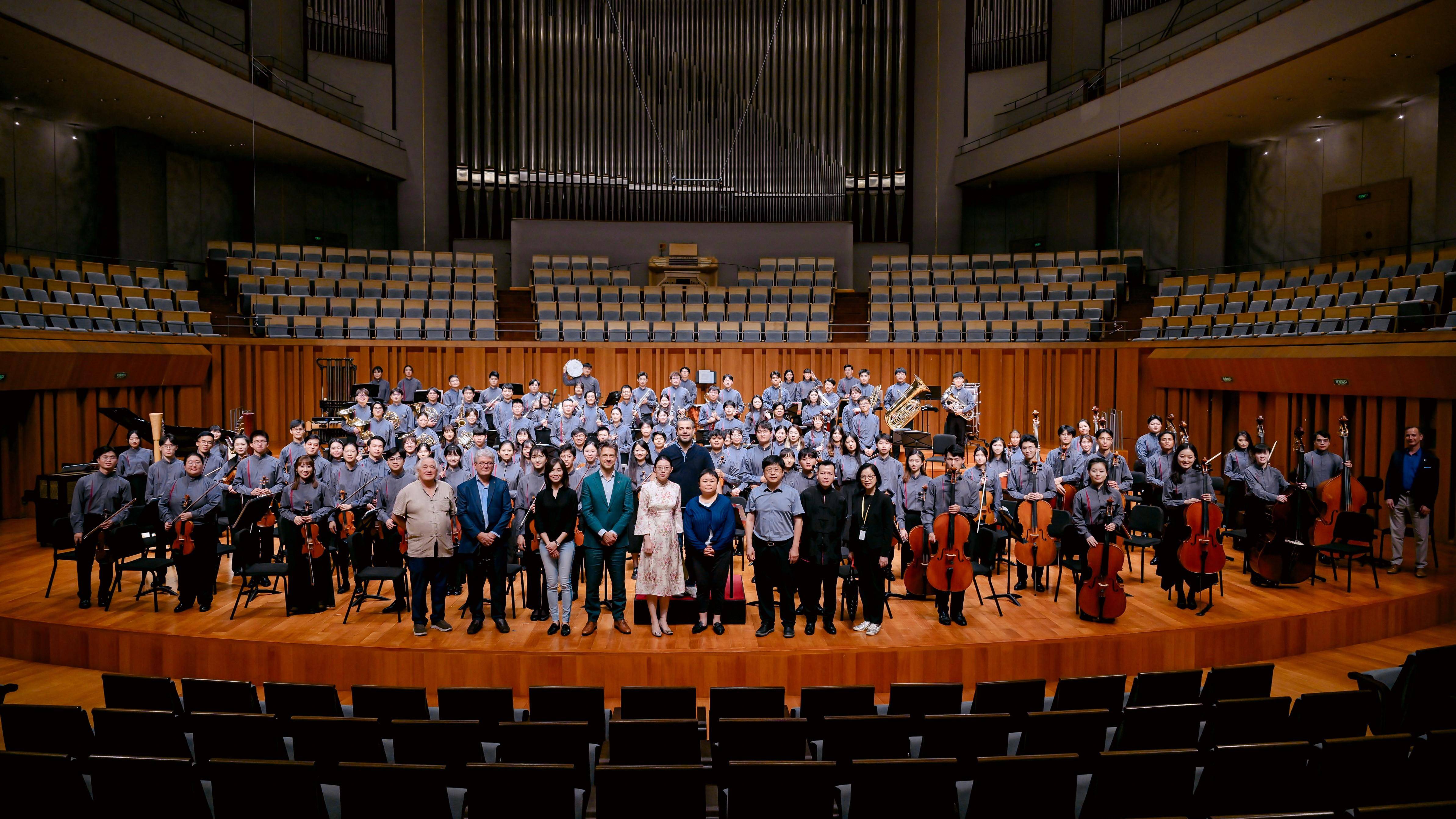 今年7月,亚洲青年管弦乐团在香港和天津茱莉亚学院完成年度密集排练