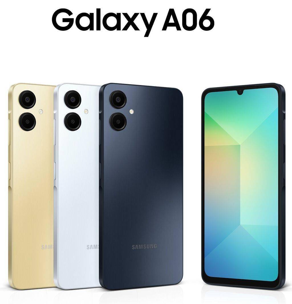 三星Galaxy A06手机渲染图曝光 采用水滴屏设计