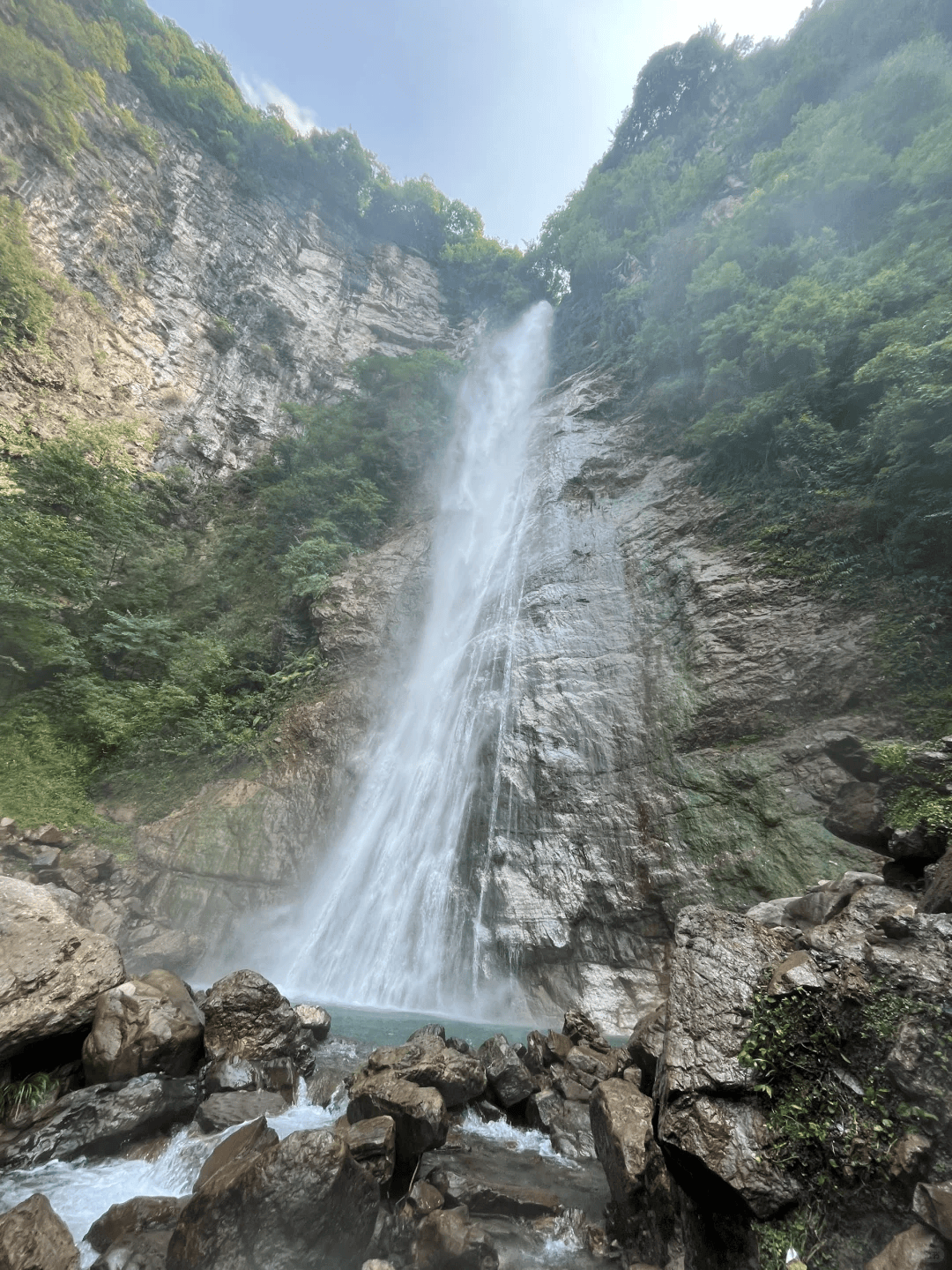 建德葫芦湾瀑布图片