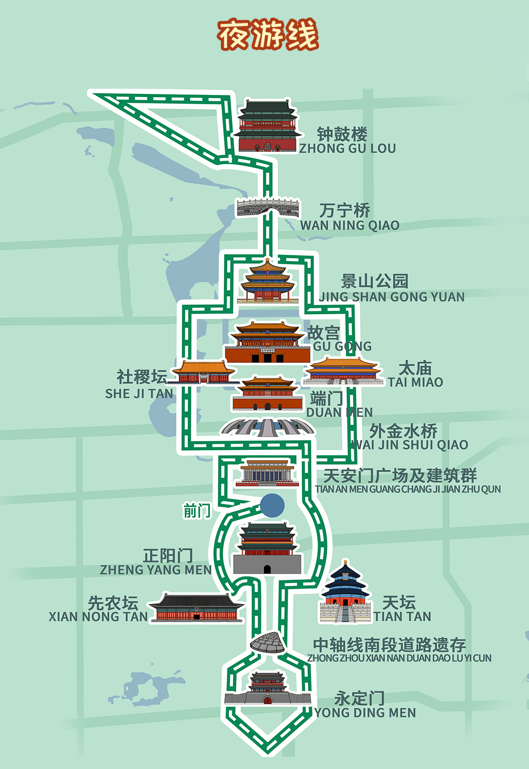 正阳门地图图片