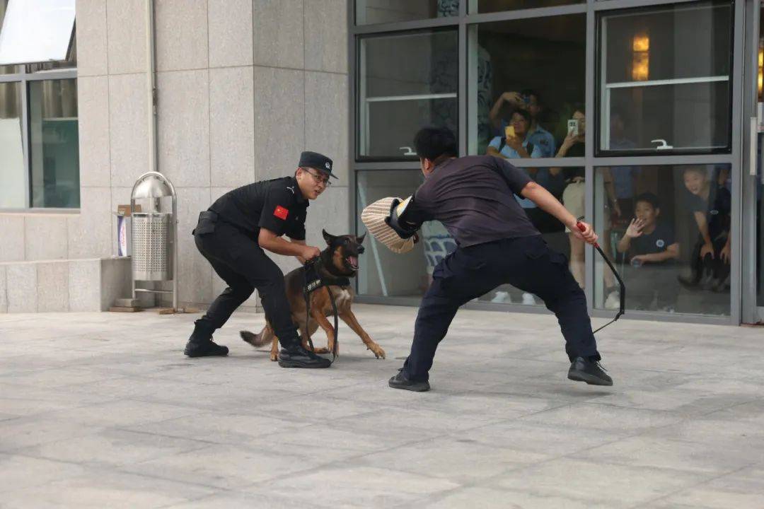 "警宝进警营,嗨翻暑假行"--红桥区少年警校举办暑期警训生活体验学习