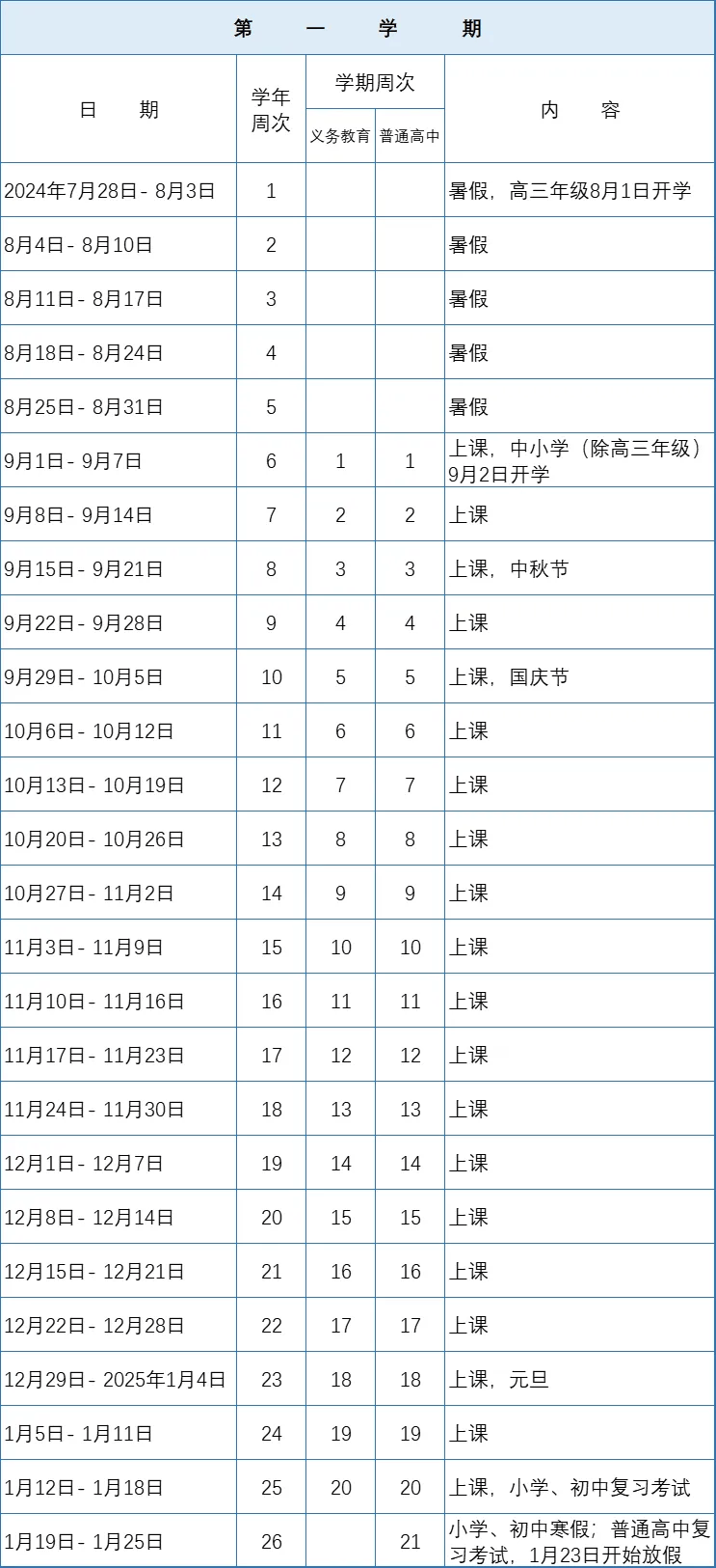 9月2日开学!新学年开学,放假时间安排来了