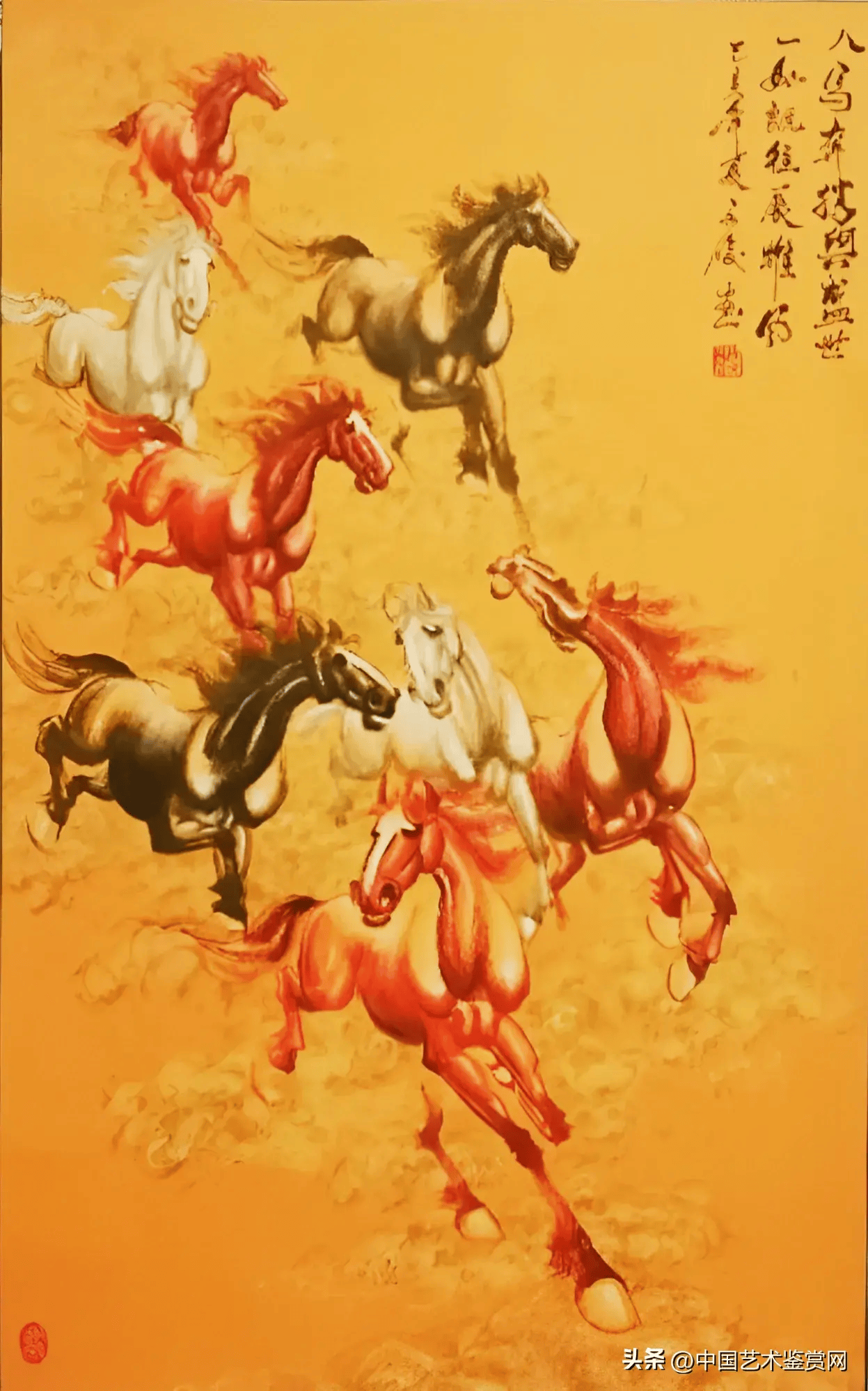 书画中国|周文俊与他画笔下的"千里马"们