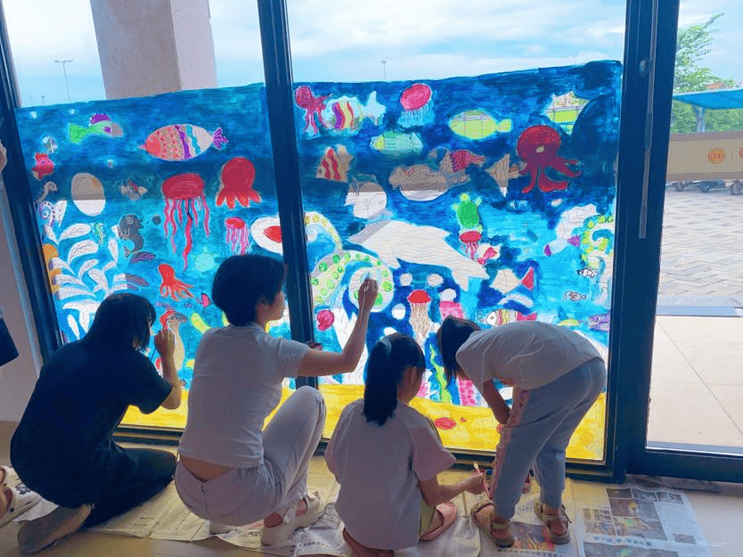 广州南沙开展公益暑期班,探索以"大"推"小"公益模式_儿童_万顷沙镇