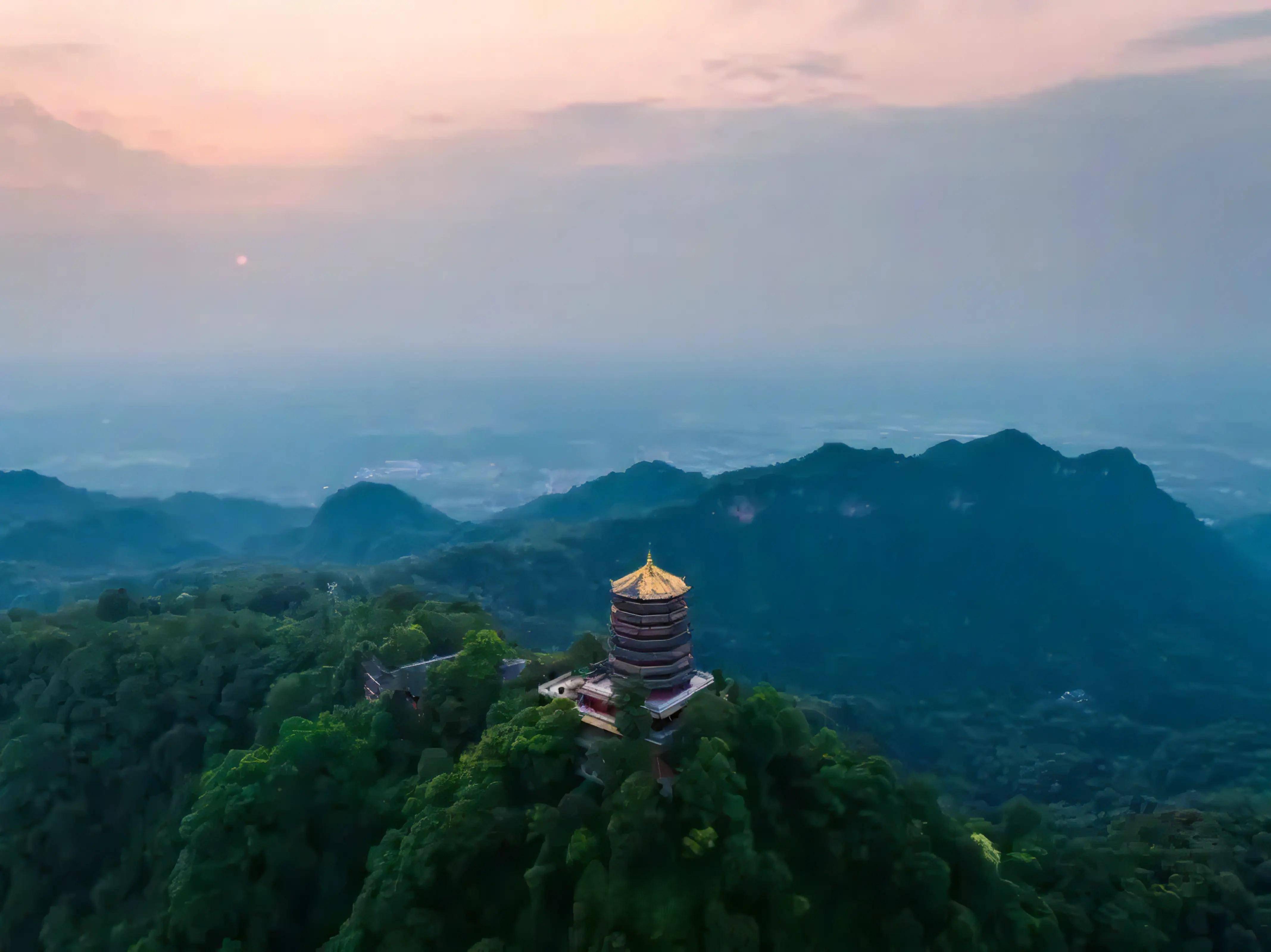 青城山山顶图片图片