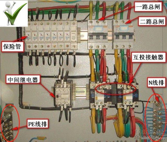 配电柜母线排安装图图片