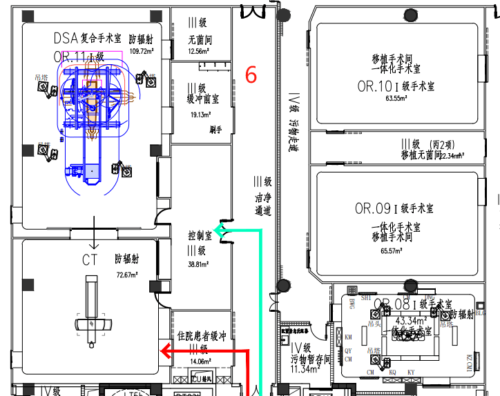 手术室双通道示意图图片