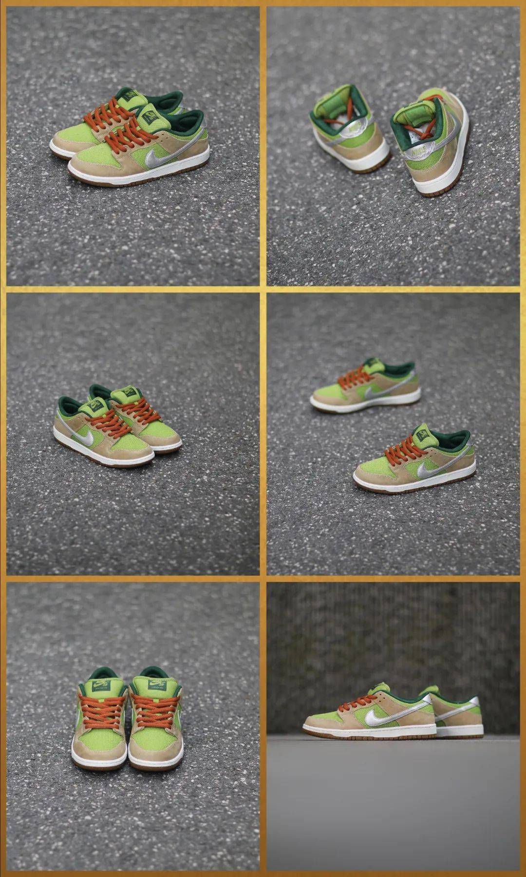 「 nike sb dunk low pro sesame and pear