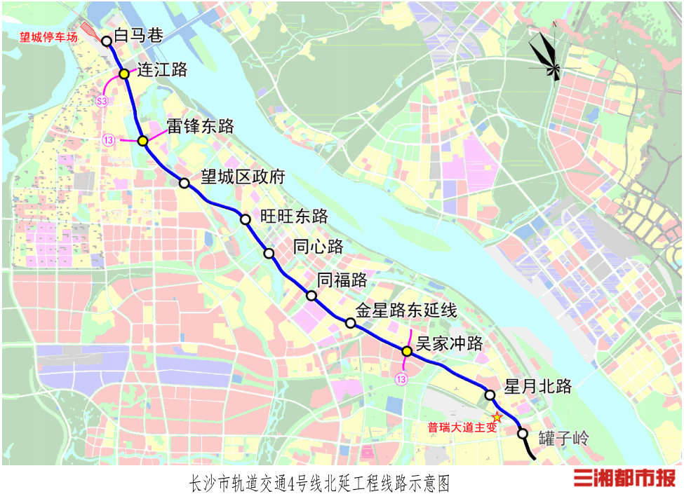 长沙地铁4号线延长线图片