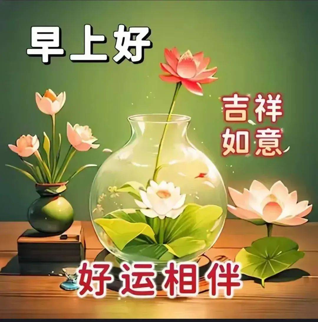 4周三祝福美图 新的一天