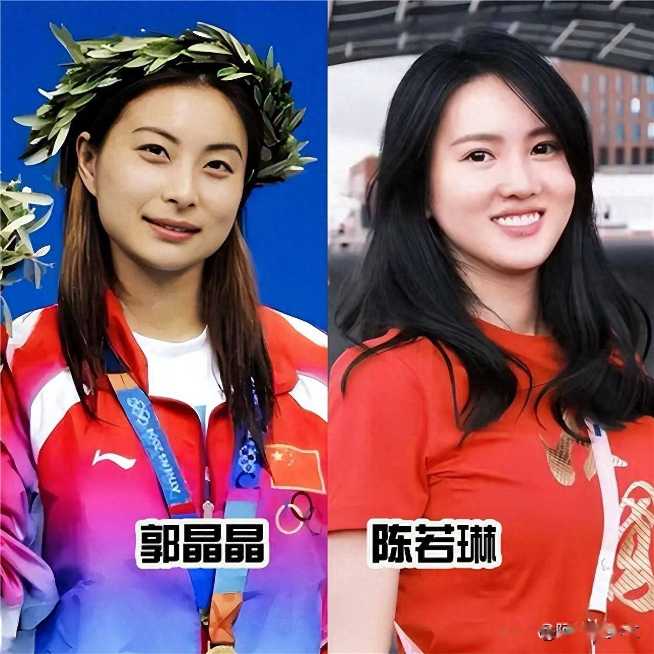 陈若琳 看了郭晶晶，再看陈若琳：才懂什么是“富贵相”，气质根本遮不住_齐刘海_面部轮廓_特征