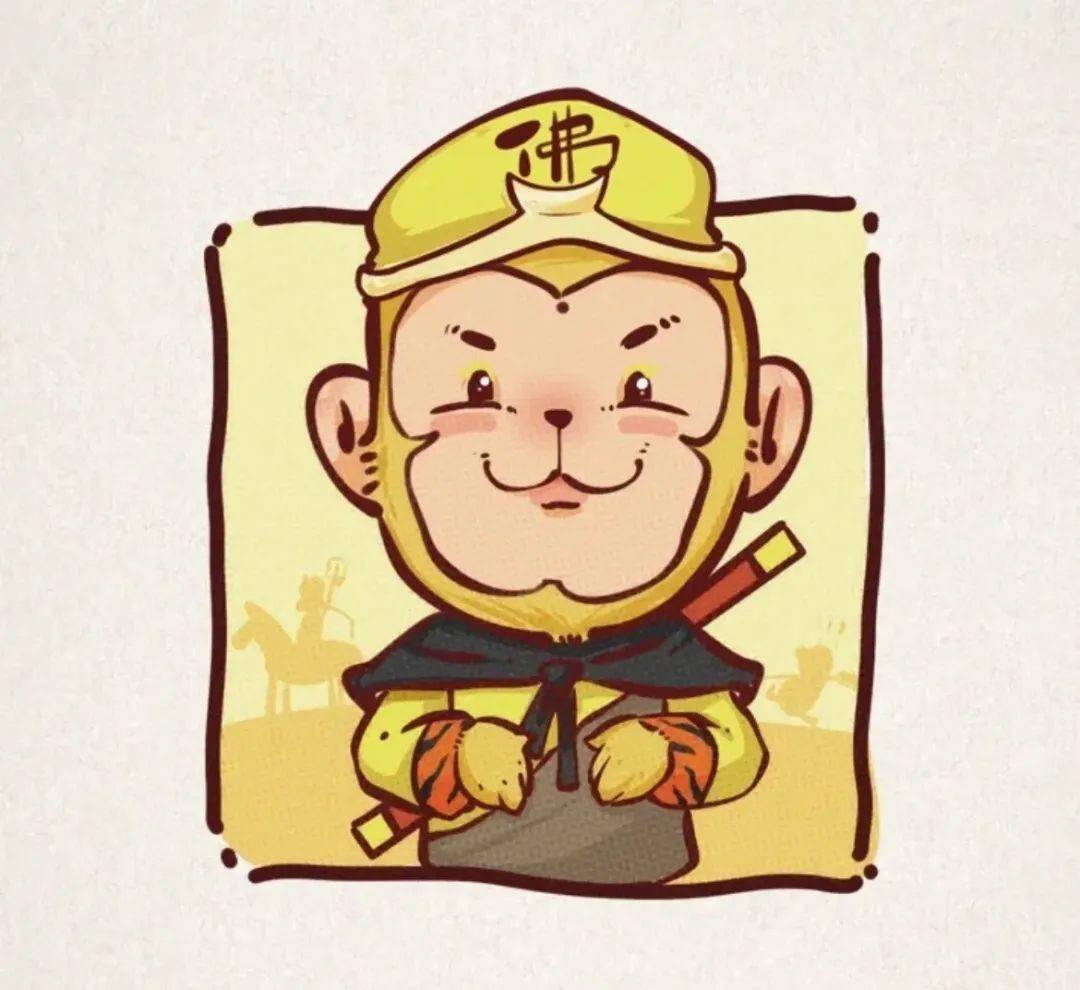 西游记插画人物头像