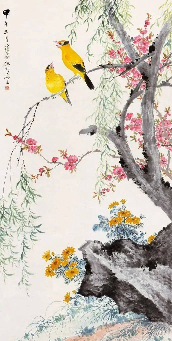 这四十幅花鸟画,美出天际!
