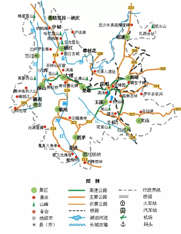 中国各省市旅游地点简图_地图_朋友_军旅