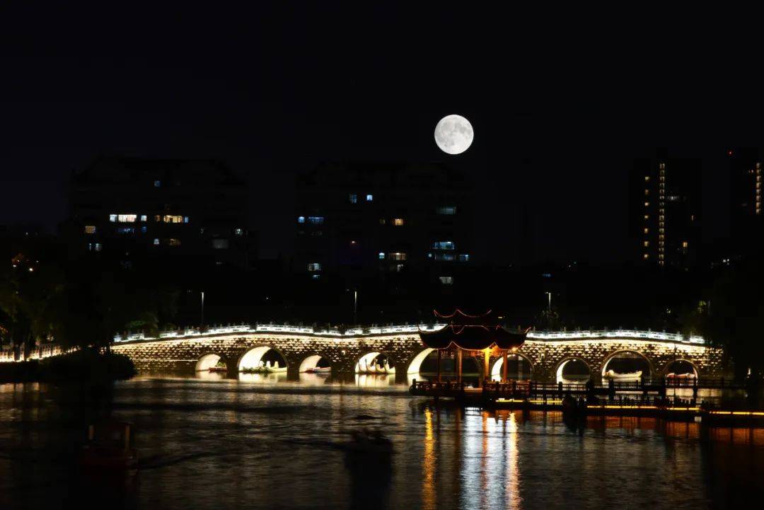 南通狼山夜景图片