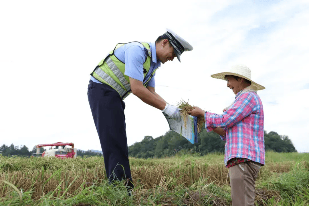 丰收时节"警"色美 田间地头"话"安全