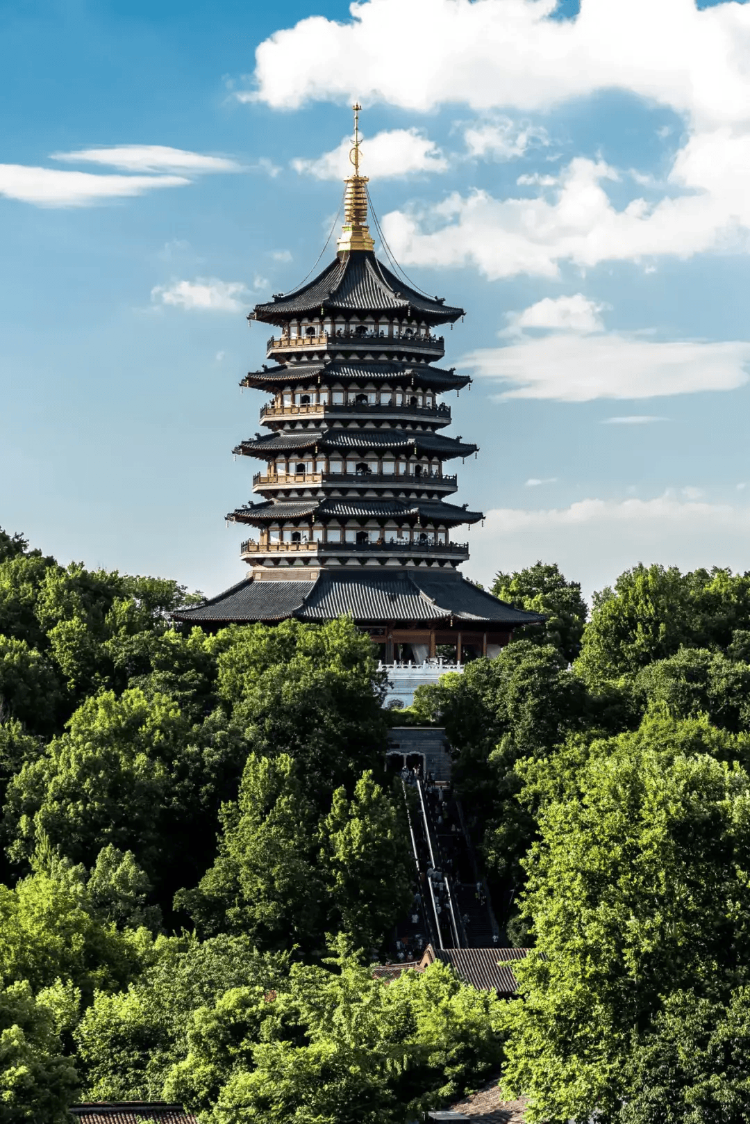 雷峰塔原貌图片