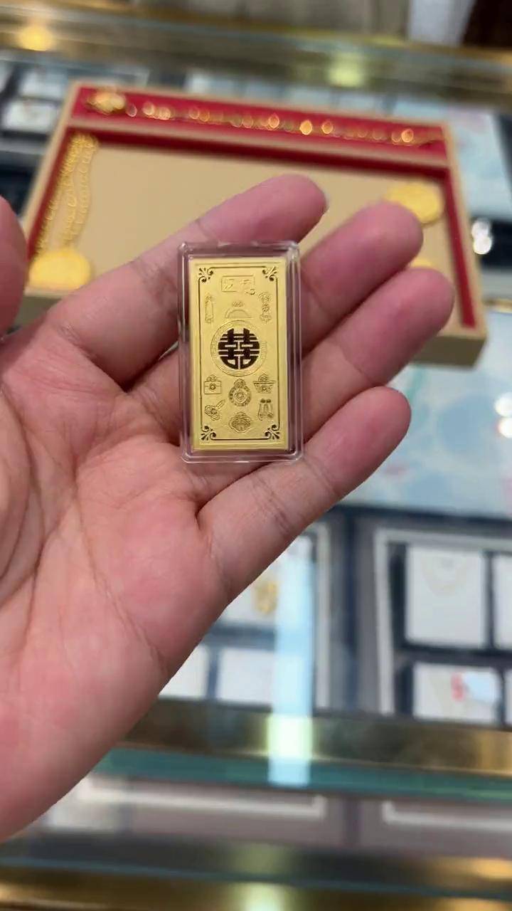 十克黄金有多大图片图片