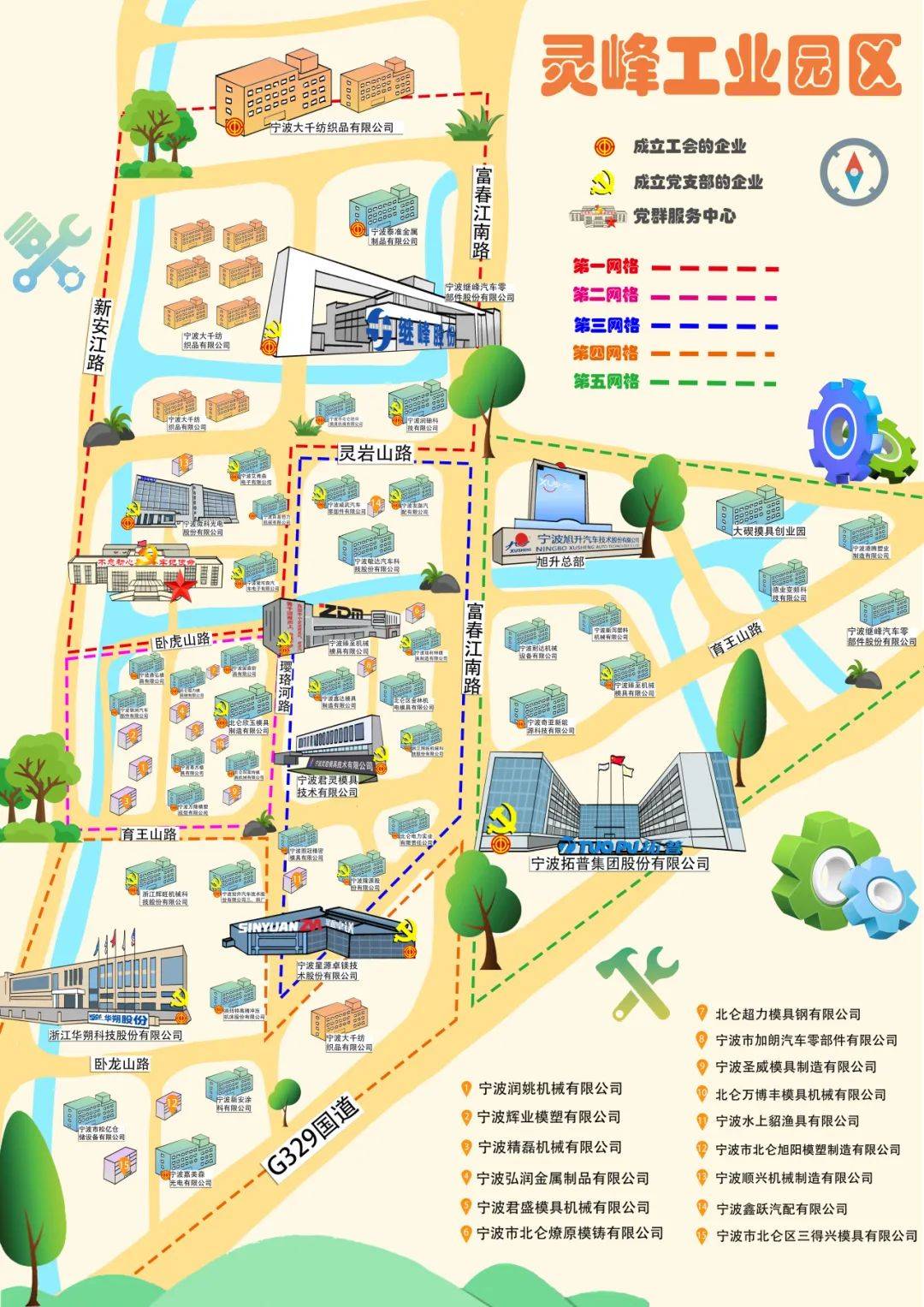 钟尹,周晓冉等也结合社区实际所需,为社区设计了专属手绘地图和明信片