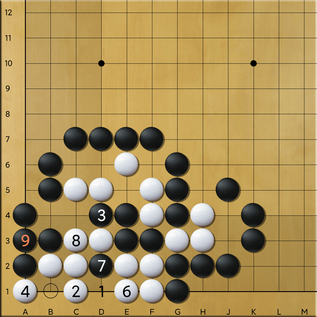 围棋角部板八死活图解图片