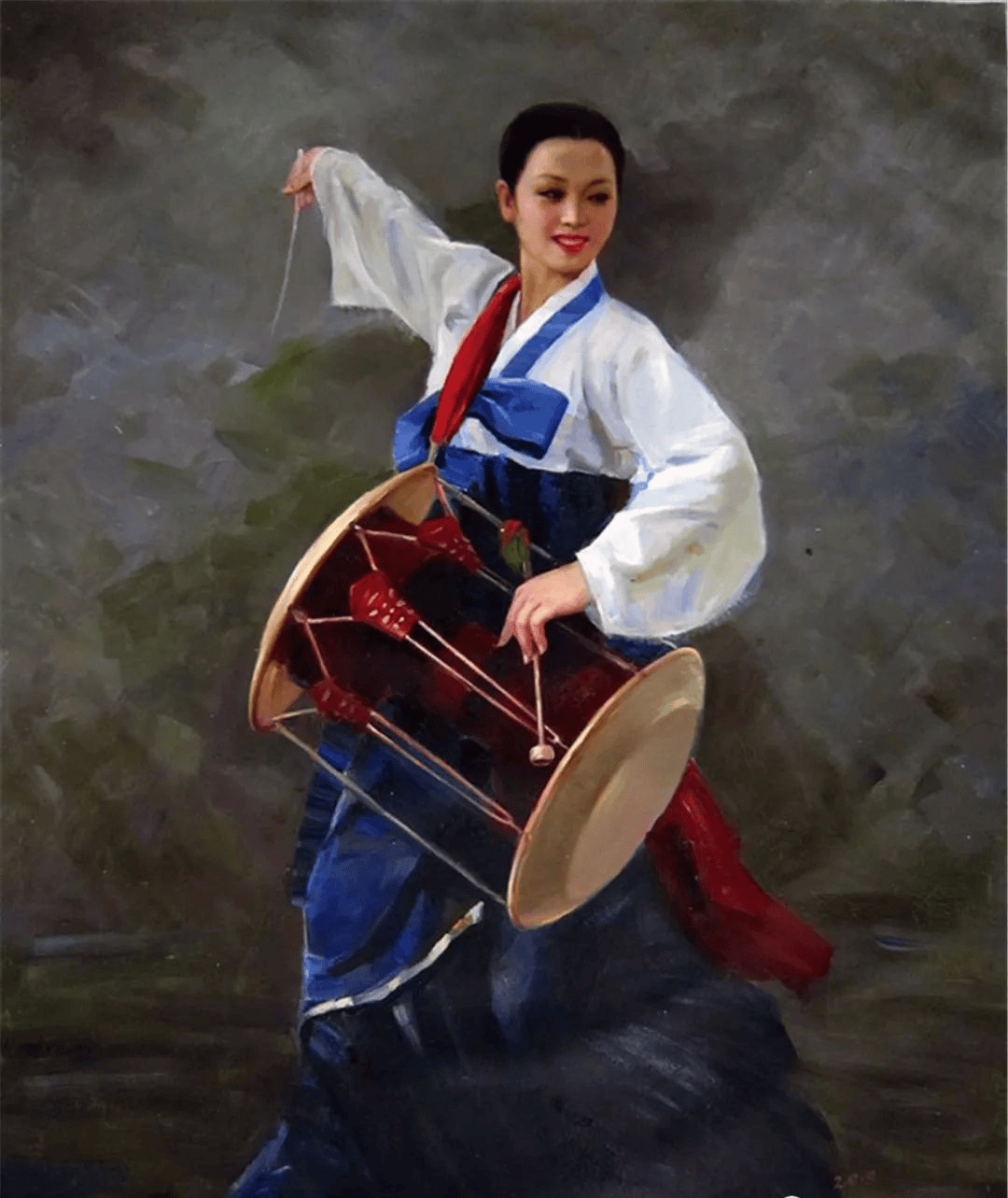 给你看看朝鲜的画
