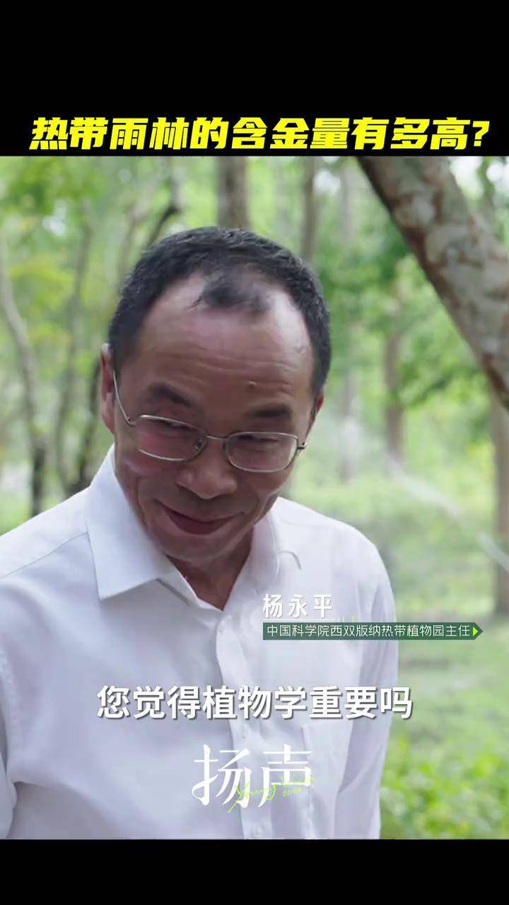 中国科学院西双版纳热带植物园主任杨永平接受新华社记者@张扬专访