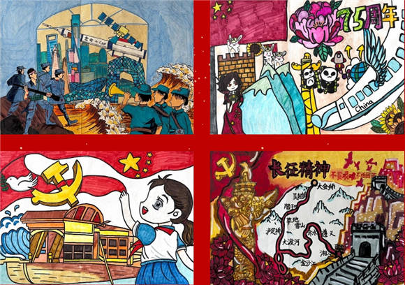 传承·红色基因有一种红叫中国红,有一种热爱叫做"我与国旗合个影".