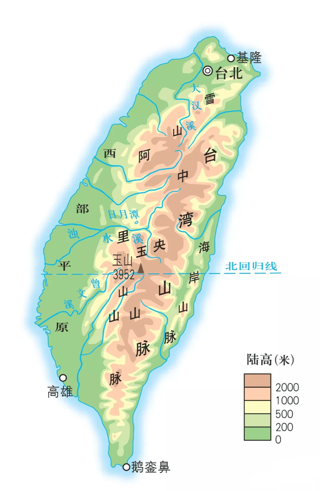 台湾气候分布图图片