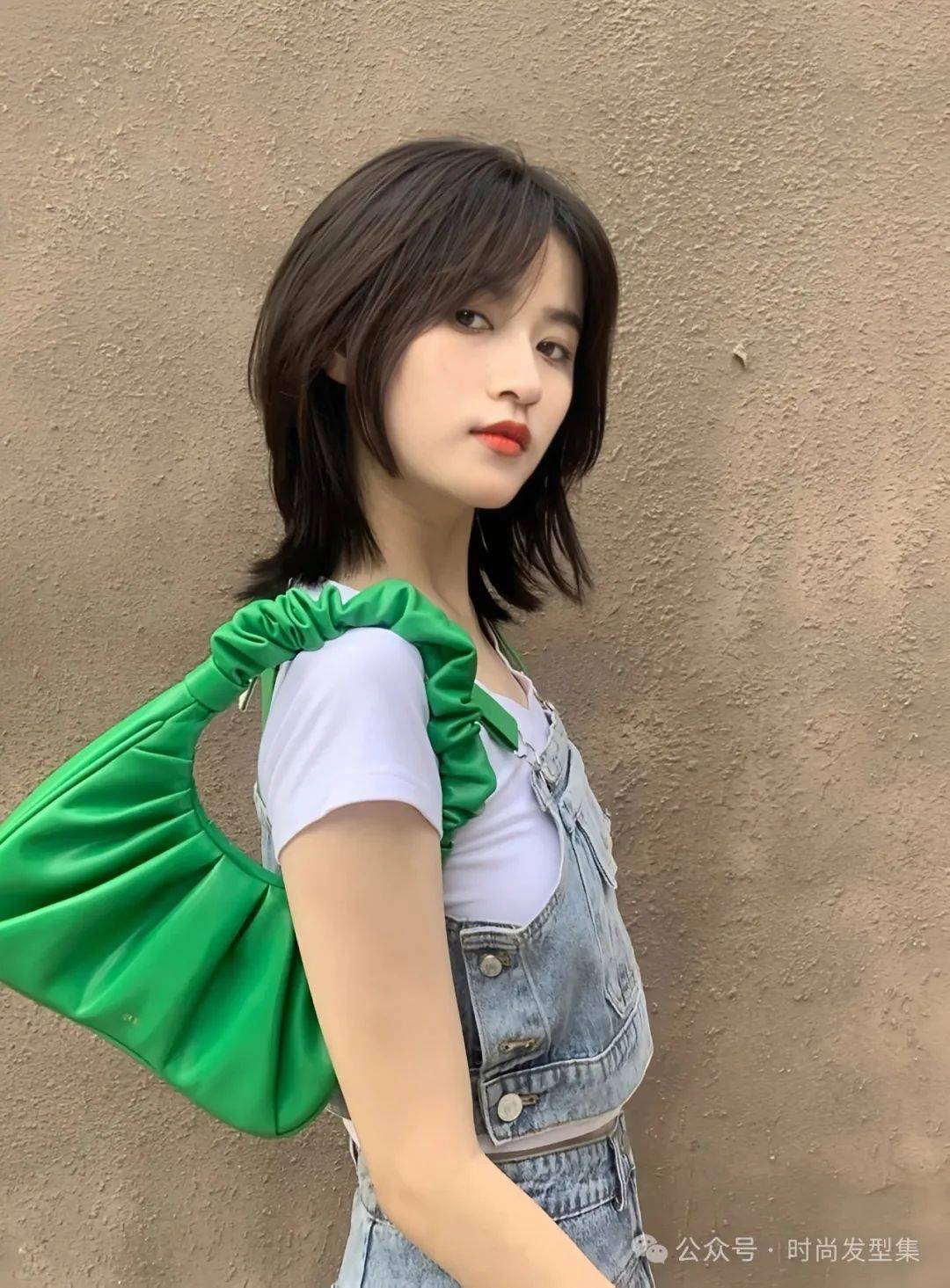 少年感短发肉肉的脸也好看